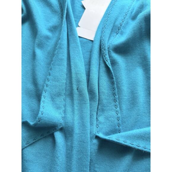 Escada Sport 100% Cashmere Sz. XL Ombré Aqua Cardigan Set- MSRP $650, NWT - Picture 11 of 16